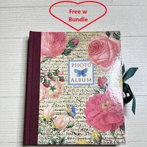 Michel Publishing Floral Photo Album by Deborah Michel 1996 - Brand New With Tag